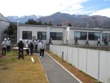 全社で避難訓練を実施しました。