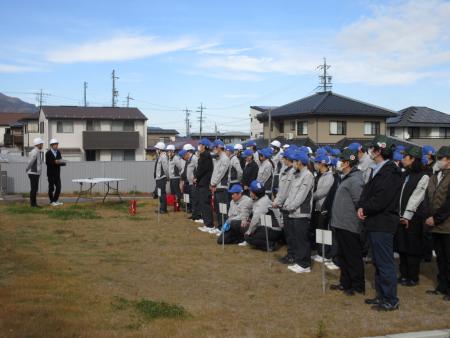 全社で避難訓練を実施しました。